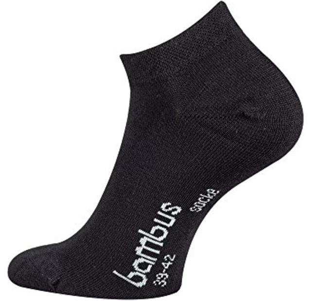 6 Paar TippTexx 24 Bambus Sneakersocken für Kinder